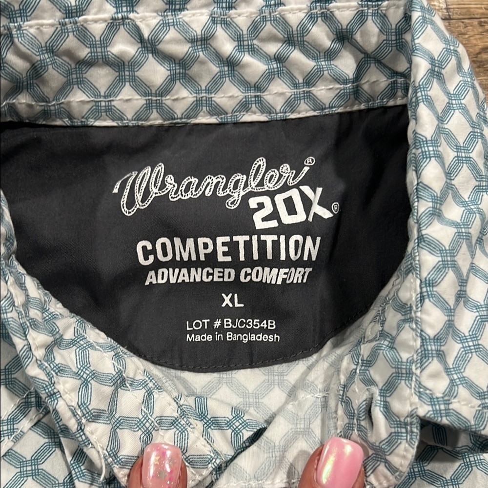 Boys Wrangler Pearl Snap Shirt - Picture 2 of 4